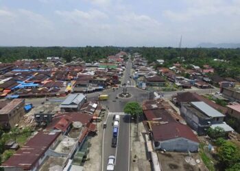 Ibu Kota dari Kabupaten Pasaman Barat, Simpang Empat. (Foto: Dok. Laman Pemkab Pasbar)