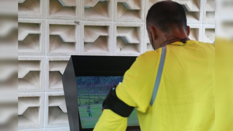 PT LIB dan PSSI mengadakan uji coba penerapan VAR tahap ketiga di Lapangan JSI, Resort, Megamendung, Bogor, Sabtu (17/2). (Foto: Dok. PSSI)