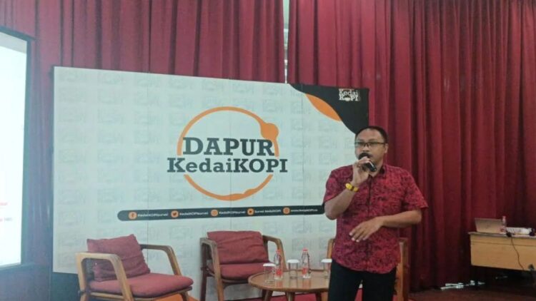 Communication Specialist KedaiKOPI Rossi Rahardjo di Jakarta, Rabu (14/2/2024). ANTARA/Tri Meilani Ameliya