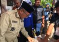 Wali Kota Padang, Hendri Septa menyalurkan hak suaranya di Pemilu 2024. (Foto: Dok. Prokopim)