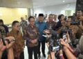 Menteri Kesehatan RI, Budi Gunadi Sadikin melakukan serangkaian kunjungan kerja sehari di Kota Padang, Sumatera Barat (Sumbar) pada Jumat (23/2/2024) siang. (Foto: Dok. Adpim)