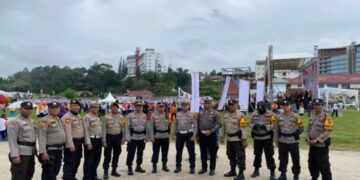Terjunkan 150 Personel, Polresta Bukittinggi Amankan Kampanye Rapat Umum