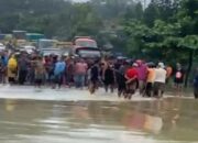 Air Sungai Meluap, Jalinsum Penghubung Dharmasraya-Jambi Lumpuh Total