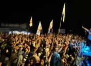 Meski Hujan Deras 15 Ribu Orang Hadiri Konser Indonesia Maju, Andre Rosiade: Kota Solok all in Prabowo-Gibran