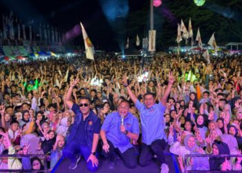 Konser Indonesia Maju Dihadiri Puluhan Ribu Orang, Andre Rosiade: Kabupaten Solok All in Prabowo-Gibran