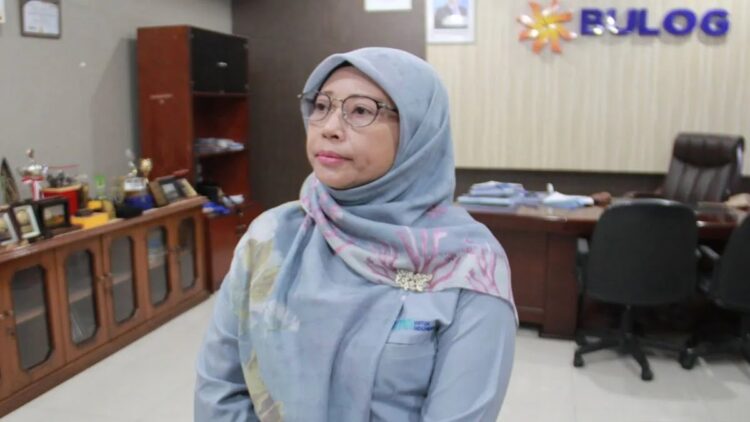 Pemimpin Wilayah Bulog Sumatera Barat Sri Muniati. ANTARA/Fandi Yogari