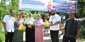 Upaya Semen Padang Mengejar Subroto Awards dengan Germas di Sekitar Tambang 8 Aksi Germas Sehat yang digelar Semen Padang di Padayo. (dok. Humas)