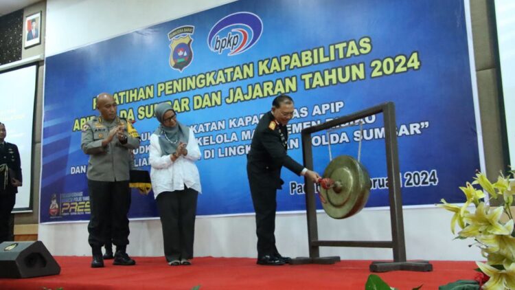 Pelatihan kapabilitas APIP Polda Sumbar dan jajaran. (dok. Humas)