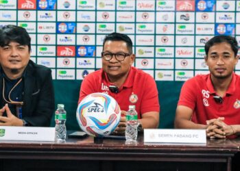 Prematch press conference laga Semen Padang FC vs Malut United. (dok. MO Semen Padang FC)