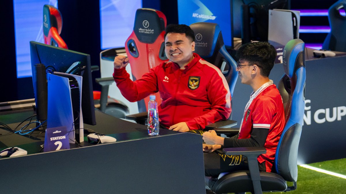 Selebrasi pemain eTimnas Indonesia di ajang eAsian Cup 2023. (dok. PSSI)