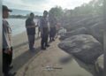 Penemuan mayat bayi perempuan di Pantai Muaro Ulak Karang menggemparkan warga setempat pada Kamis (8/2/2024) pagi. (Foto: Dok. Polsek Padang Utara)