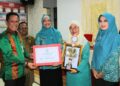 Kelompok Dasawisma Kampung Lapai Kota Padang juara 2 dalam Lomba Kelompok Dasawisma Berprestasi Kategori Kota Tingkat Provinsi Sumatera Barat (Sumbar) tahun 2024. (Foto: Dok. Prokopim)