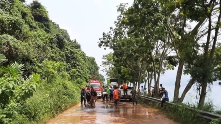 Akses Jalan Padang Panjang-Solok sudah bisa dilalui para pengendara. ANTARA/HO-Diskominfo Solok.