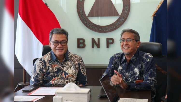 BSN dan BNPB Dukung Program Pengembangan Standar Lingkup Kebencanaan 1 Rombongan BSN yang dipimpin oleh Deputi Bidang Pengembangan Standar Hendro Kusumo diterima oleh Deputi Bidang Sistem dan Strategi, Raditya Jati di Gedung BNPB, pada Jumat (22/3/2024).