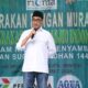Menhub Budi Karya Sumadi saat menghadiri kegiatan sosial Pasar Sembako Murah. (Foto: Kemenhub)