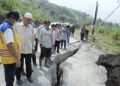 Kondisi Jalan Nasional Padang-Solok Selatan di kawasan Aie Dingin, Alahan Panjang, Kabupaten Solok, Selasa (19/3/2024) yang rusak akibat aktivitas tambang galian C di wilayah tersebut. (Foto: Dok. Adpim)
