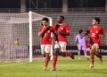 Friendly Match Lawan Cina, Timnas U-20 harus Berbagi Gol 6 Selebrasi pemain Timnas U-20 usai cetak gol ke gawang Cina. (dok. PSSI)