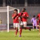 Selebrasi pemain Timnas U-20 usai cetak gol ke gawang Cina. (dok. PSSI)