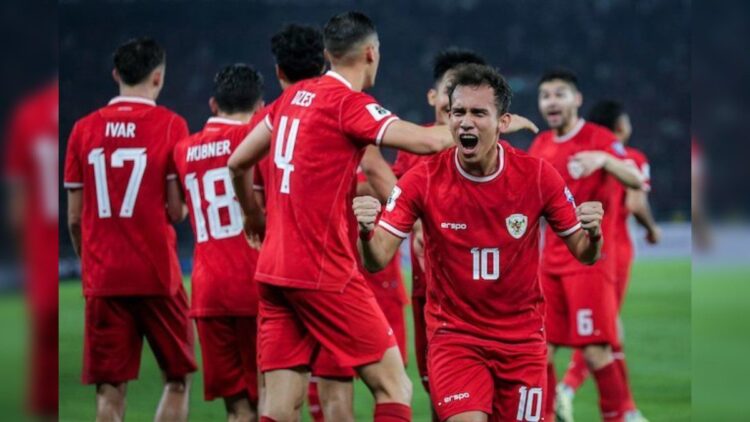 selebrasi pemain timnas bola