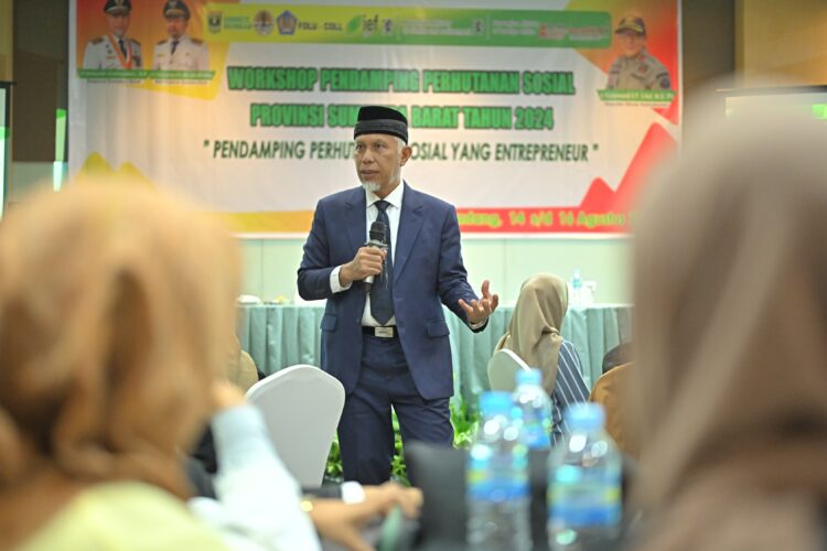 Pemprov Sumbar Komitmen Wujudkan 12,7 Juta Hektare Hutan Sosial 1 Gubernur Sumbar, Mahyeldi. (Foto: Dok. Adpim)