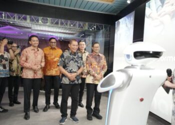 Peluncuran AI Experience Center di Solo Technopark. (Foto: Dok. IOH)
