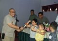 Pj Wako Padang, Andree Harmadi Algamar membuka kegiatan seni dan olahraga lintas agama, Sabtu (31/8/2024) siang. (Foto: Dok. Prokopim)