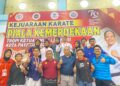 Atlet Dojo Lembaga Karate-Do Indonesia (Lemkari) Pulau Punjung, Kabupaten Dharmasraya. (Foto: Dok. Istimewa)