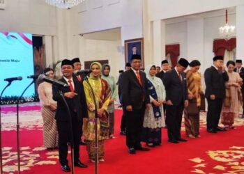 Presiden Lantik Politisi Gerindra Supratman Andi Atgas sebagai Menkumham