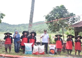 Terdampak Banjir, Pemko Sawahlunto Bantu Pupuk dan Benih untuk Kelompok Tani