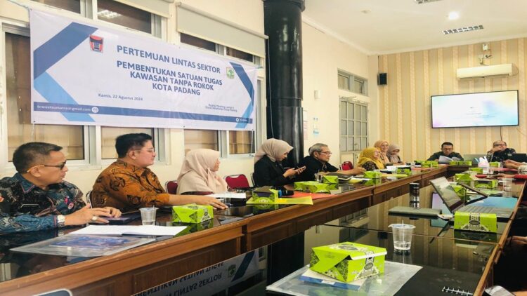 Pemko Padang membentuk satgas untuk memperkuat penegakan aturan Kawasan Tanpa Rokok. (Foto: Dok. MC Padang)