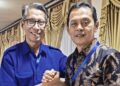 Ketua PWI Sumbar Widya Navies dan Ketua DK Zul Effendi. (dok. istimewa)