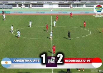 Timnas U-20 vs Argentina. (dok. istimewa)