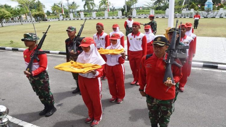 Paskibraka Kota Pariaman Siap Bertugas di HUT RI ke-79 1 Anggota Paskibrakan Kota Pariaman siap menjalankan tugasnya di HUT RI ke-79. (Foto: Dok. Istimewa)