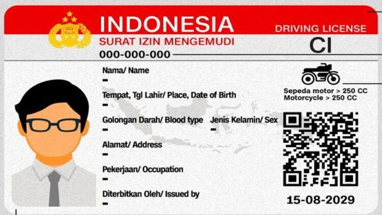 Ilustrasi Surat Izin Mengemudi (SIM) Indonesia/ dok. Korlantas Polri.