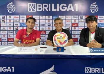 Prematch press conference Semen Padang FC kontra PSS Sleman. (dok. media officer Semen Padang FC)