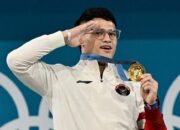 Raih Emas Angkat Besi, Lifter Muda Rizki Juniansyah Cetak Sejarah di Olimpiade Paris 2024
