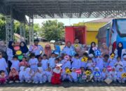 Pemko Pariaman Edukasi Sadar Lalu Lintas ke Anak TK-Kelompok Bermain