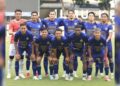 Skuat Semen Padang FC saat laga ujicoba melawan Bhayangkara FC. (dok. istimewa)
