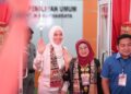 Calon Bupati dan Calon Wakil Bupati Dharmasraya, Annisa Suci Ramadhani-Leli Arni. (Foto: Dok. Tim #CacaTaruih)