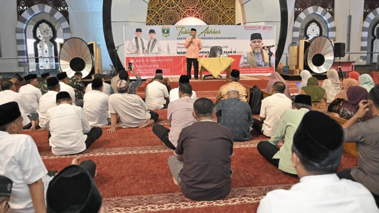 Jelang Pilkada, Gubernur Mahyeldi Minta ASN di Sumbar Turut Tingkatkan Kualitas Demokrasi 1 Gubernur Mahyeldi ajak ASN tingkatkan demokrasi. (dok. Biro Adpim)