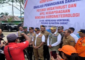 BNPB Gelar Simulasi Penanganan Darurat Antisipasi Potensi Megathrust di Mentawai