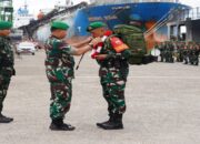 395 Prajurit Yonif 133 Yudha Sakti Padang Selesai Lakukan Pamtas RI-PNG