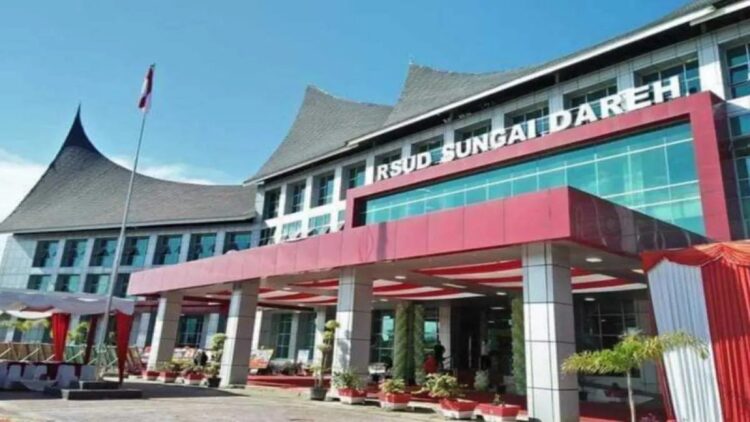 Gedung Baru RSUD Sungai Dareh, Kabupaten Dharmasraya, Sumatera Barat (Sumbar). (Antara/HO-Ilka Jensen)