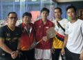 Pebulutangkis Sumbar M. Ridwan melaju ke babak 8 besar cabor badminton PON XXI. (dok. istimewa)