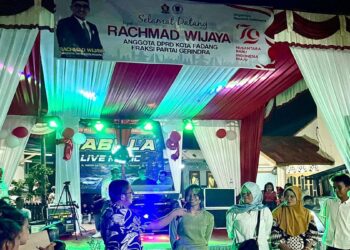 Rachmat Wijaya ajak warga Ganting dan Rawang pilih Hendri Septa-Hidayat. (dok. istimewa)