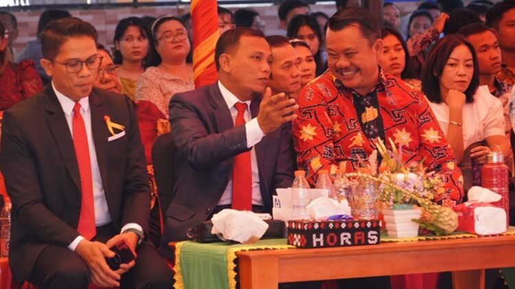 HUT ke-72 HKBP Gunungsitoli, Wali Kota Sowa'a Laoli: Gotilon Bukan Sekadar Perayaan 1 Walikota Gunungsitoli, Sowa'a Laolo saat menghadiri HUT ke-72 HKBP Gunungsitoli, Minggu 1 September 2024. (dok. istimewa)