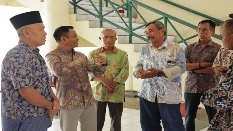 Calon Wawako Padang Hidayat bertemu sekaligus menampung aspirasi dari purnawirawan TNI AD. (Foto: Dok. Istimewa)