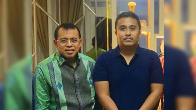 Cawagub Sumbar Vasko Ruseimy bertemu Ketua PWNU Sumbar Ganefri. (Foto: Dok. Istimewa)