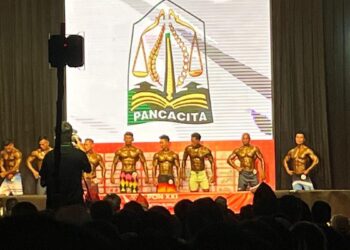 Iwan Samurai akan tampil di cabor binaraga di PON XXI hari ini. (dok. istimewa)