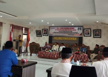 Deklarasi Pilkada damai di Pariaman. (dok. Radarsumbar/Rudi)